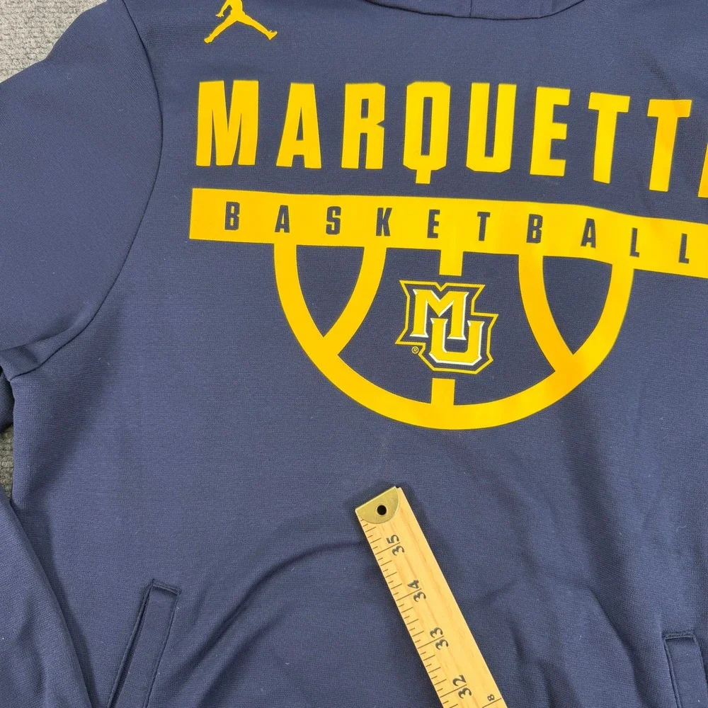 Marquette Nike Air Jordan‎ Sweater Mens Small Dri Fit Basketball Hoodie